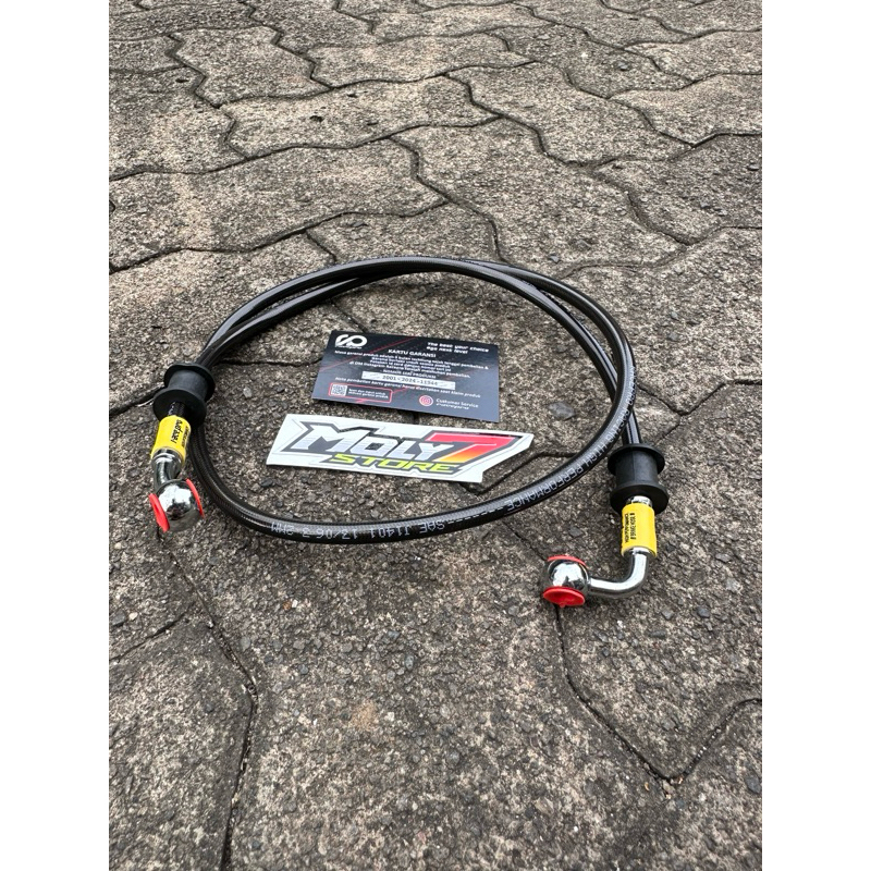 RACEPRO ท่อเบรกคาร์บอน UK 90 ซม. 37INCH UNIVERSAL สําหรับรถจักรยานยนต์ทั้งหมด