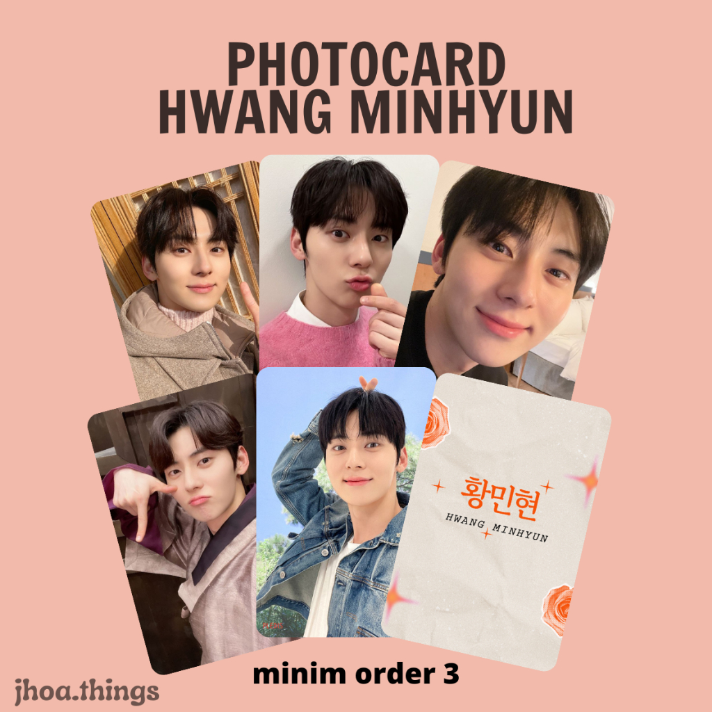[UNOFFICIAL] PHOTOCARD HANG MIN HYUN MINHYUN ACTOR KOREA KPOP NUEST WANNAONE KDRAMA STUDY GROUP ALCH
