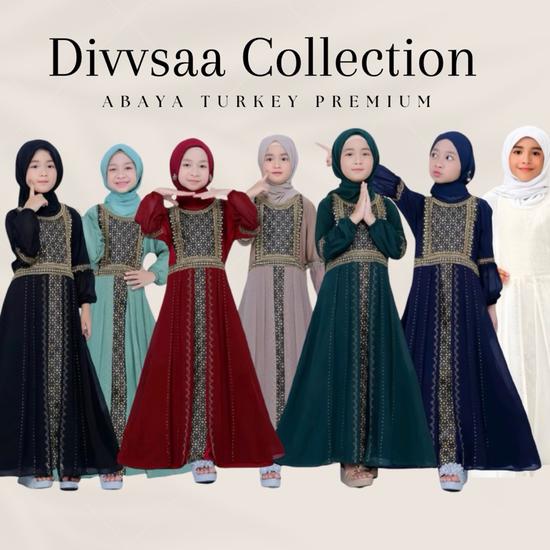 Hitam ตุรกี ABAYA GAMIS สีดํา EMBROIDERED SAFIRA HAND BALLOON COUPLE MOTHER CHILD 5-12 ปี BACK STRAP