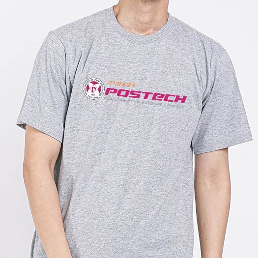 Pohang University of Science and Technology POSTECH Korea Short Sleeve Cotton T-shirt Clothing