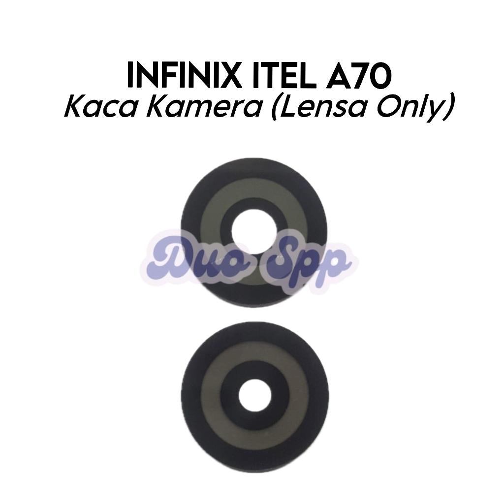 กระจกเลนส์กล้องหลัง Itel A70 / A665L