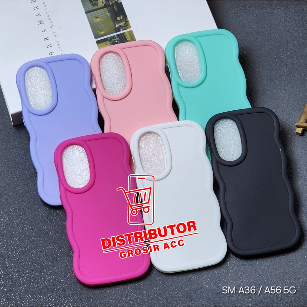 SAMSUNG A36 SAMSUNG A56 CASE MACAROON WAVE CASE G02 SAMSUNG A36 SAMSUNG A56