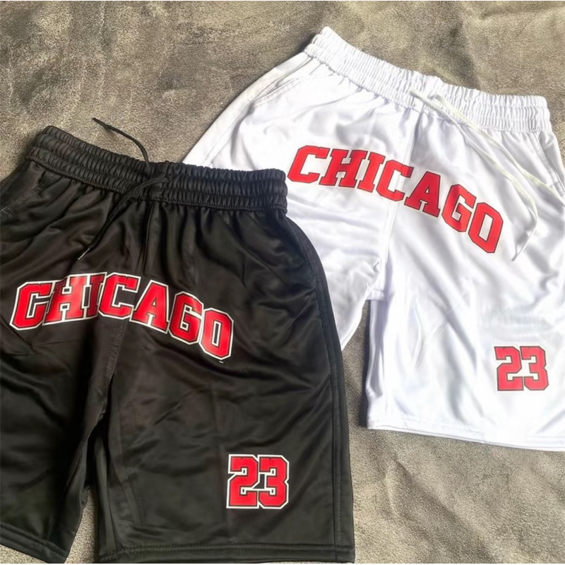 Chicago 23 Short Pants Boxer Shorts Chicago Baby Terry กางเกงขาสั้นลําลองกางเกงพรีเมี่ยม