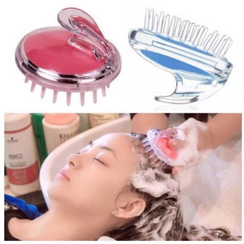[MADANI] แชมพู COMB HAIR BRUSH HEAD MASSAGE SALON BRUSH SILICONE SHAMPOO HEAD SCALP HAIR MASSAGE SIL