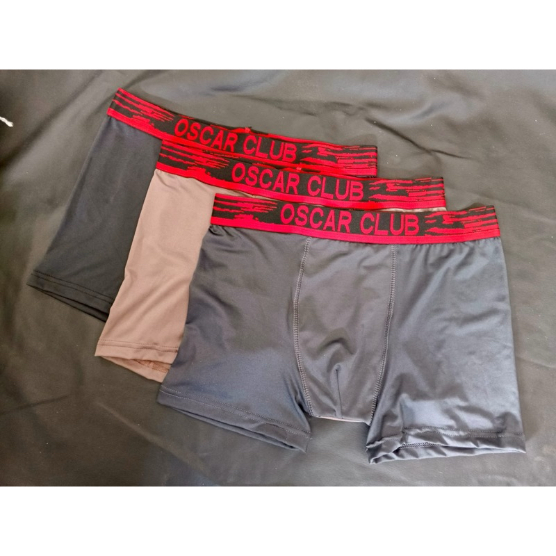 Oscar Club กางเกงบ็อกเซอร์ผู้ชาย 3 ชิ้น