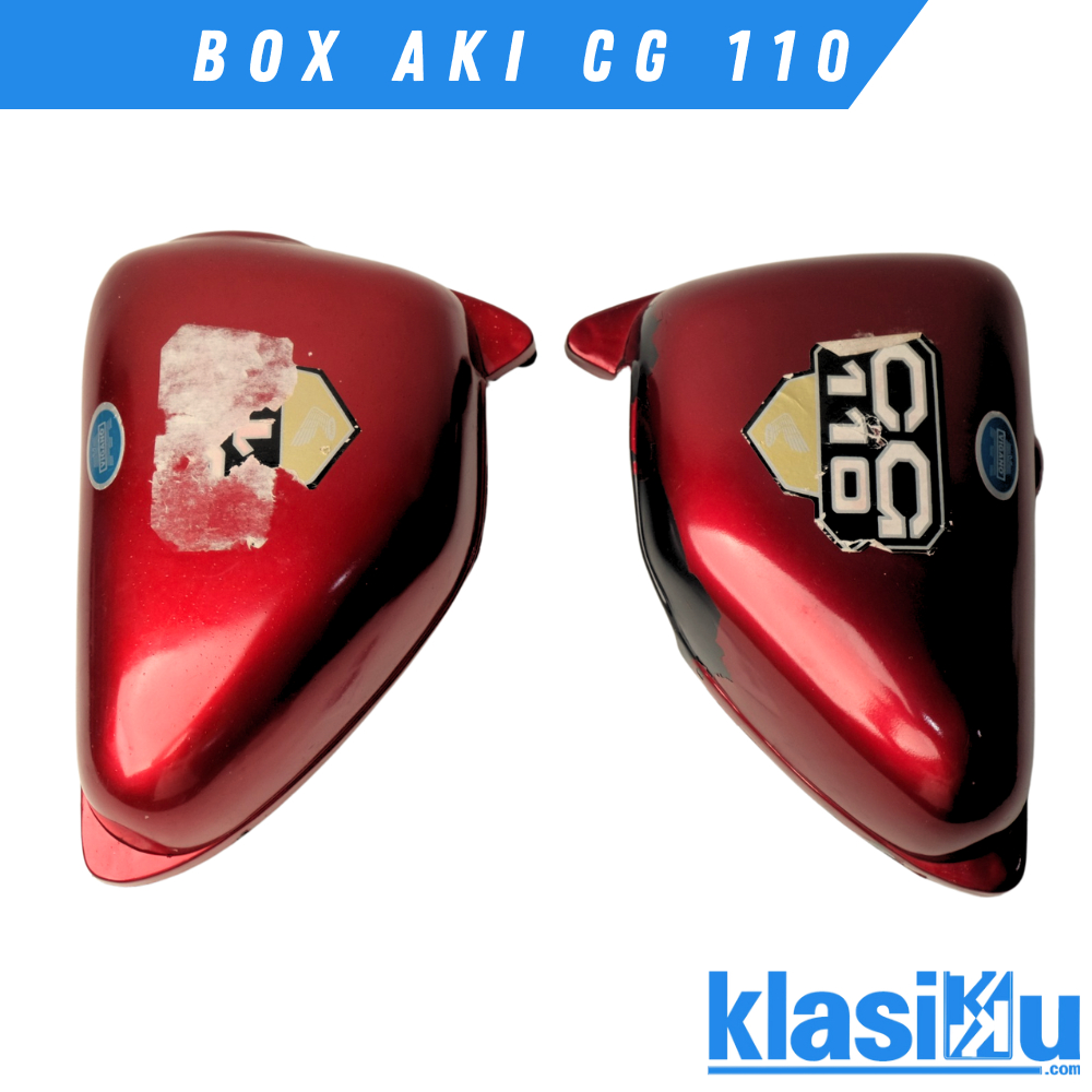 Honda CG 110 กล่องแบตเตอรี่ฝาครอบกล่อง Bok Kempol Tepong Aki Honda Cg110 Cg110n Cg 110 Cg 110 N คู่