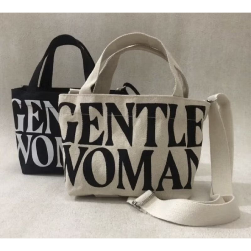 Mini Sling Bag / Mini Tote Bag Gentle Woman