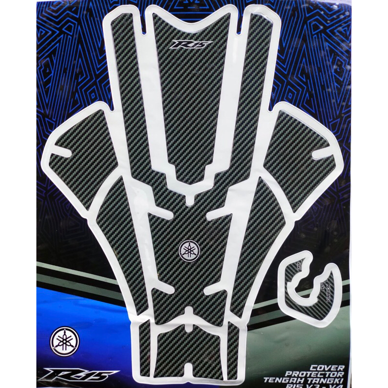 R15 V3-V4 CENTER TANK COVER RAISED สติ๊กเกอร์