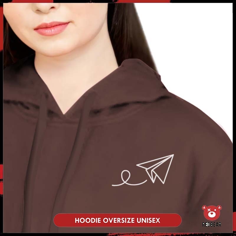 เสื้อฮู้ด Redbear Paper Plane Jumper (สกรีน) M-XXL | ผู้หญิง&ผู้ชาย