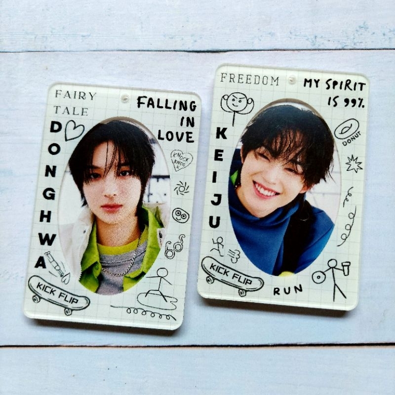 (Booked) Card Holder อะคริลิค photocard KickFlip Flip It Kick It KPOP
