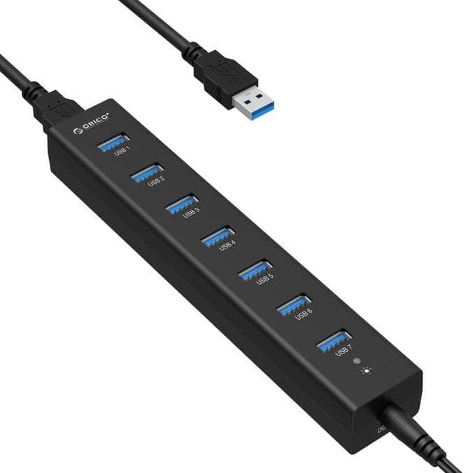 ORICO H7013-U3 ฮับ USB 3.0 แบบพกพา 7 พอร์ต