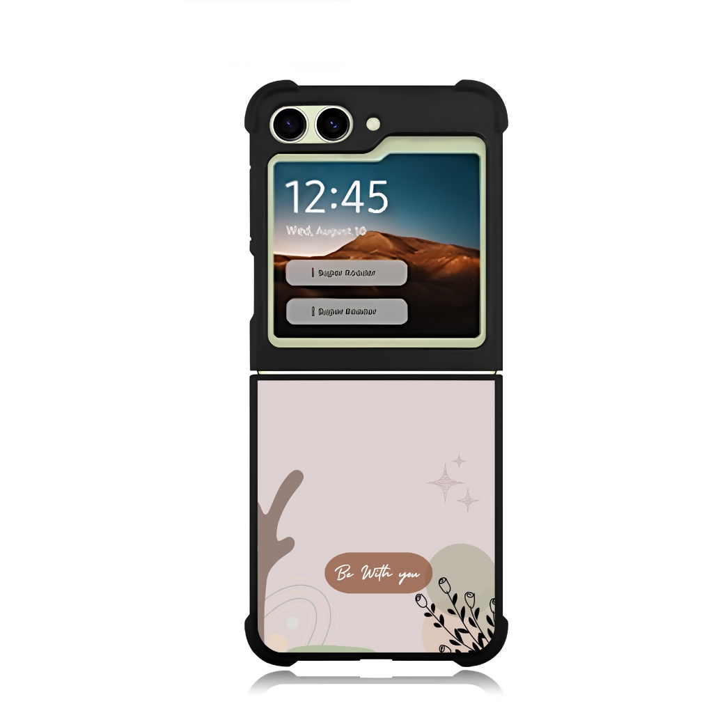 เคสโทรศัพท์ Samsung Galaxy Series Z FLIP 6 5 4 3 โทรศัพท์แบบกําหนดเอง Softcase Be With You