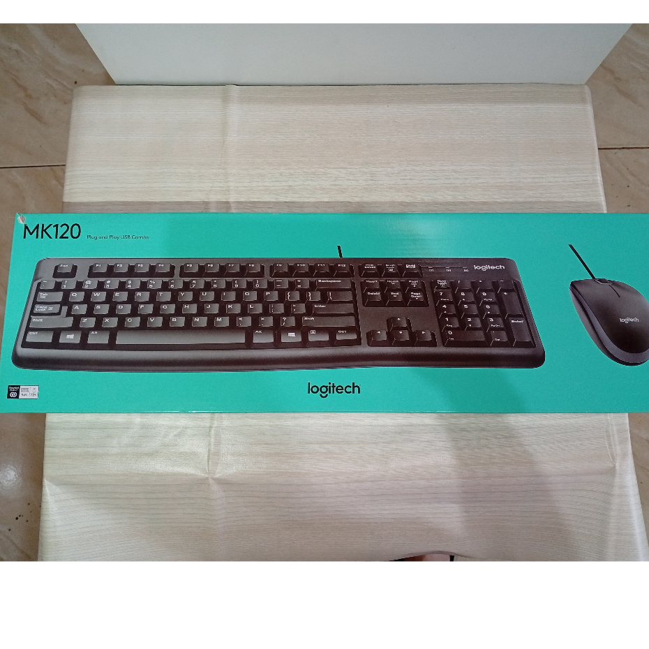 เมาส์คีย์บอร์ด LOGITECH MK120 Combo