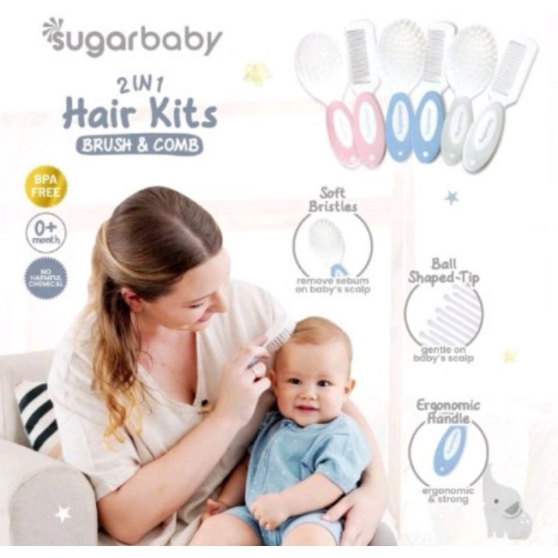 Sugar Baby Hair & kit 2-in-1 Baby Hair Care kit