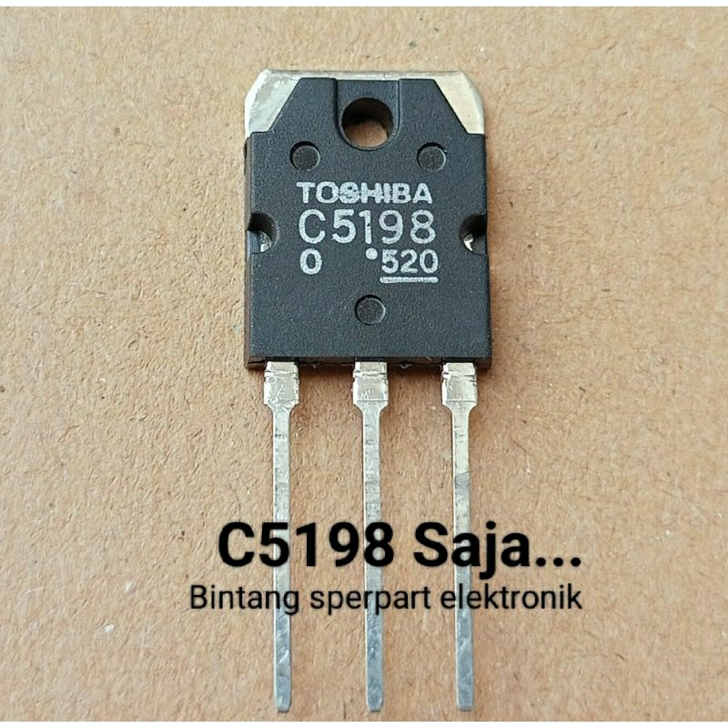 ทรานซิสเตอร์ C5198 (C5198 เท่านั้น) ทรานซิสเตอร์ 2SC5198 C 5198