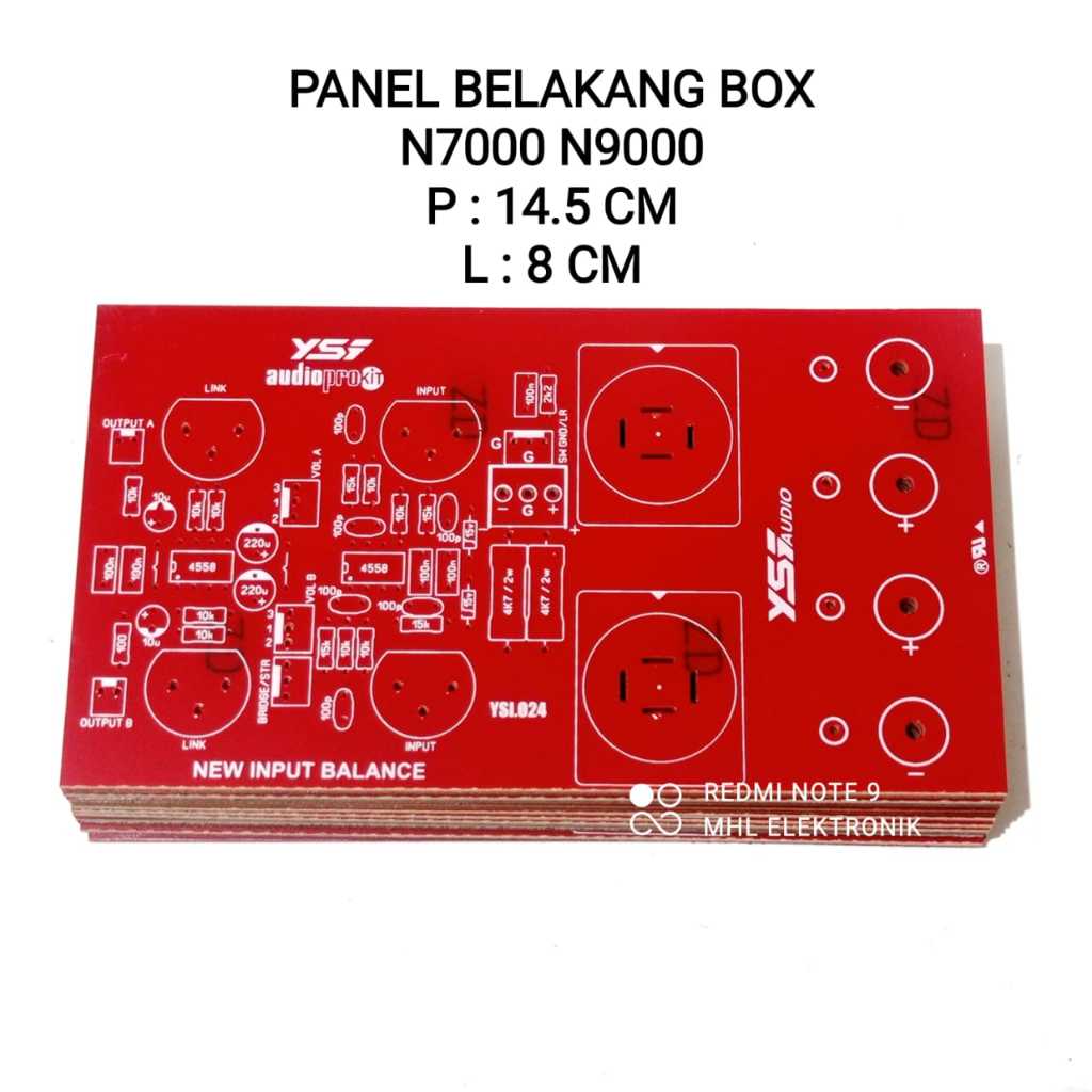 PCB REAR PANEL BOX N7000 N9000