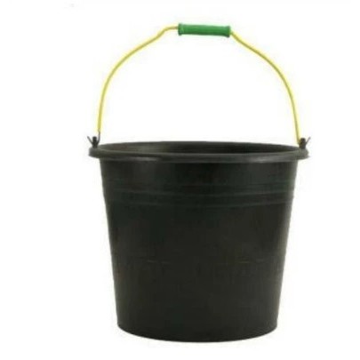 GM BRAND LARGE BLACK BUCKET สําหรับซักผ้าแคสต์, UNBREAKABLE