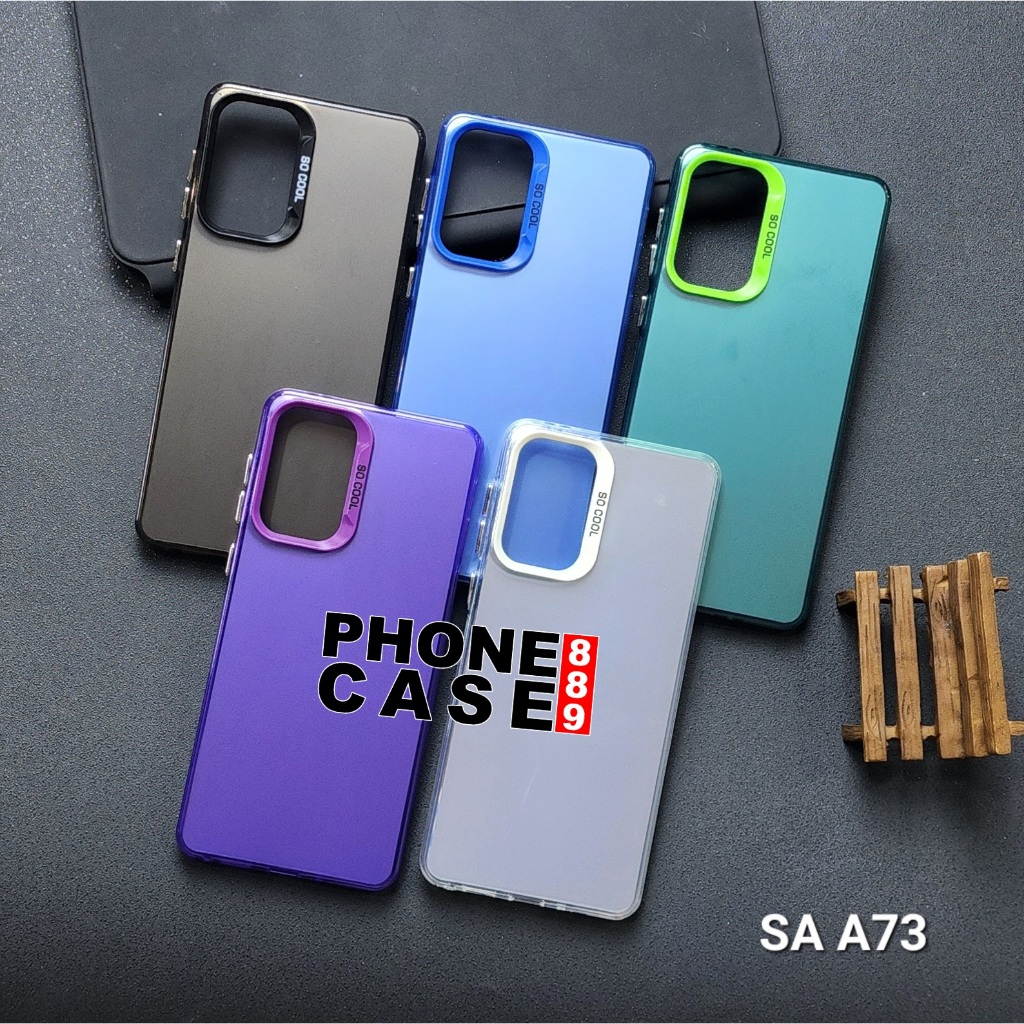 SAMSUNG A73 5G CASE IMD PLATE HOLOGRAM CASE SOCOOL SAMSUNG A73 5G