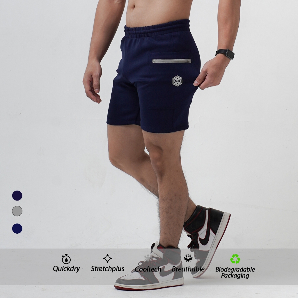 Flexzone Running Shorts Mark series FCS-043 Gym Fitness Sports Shorts