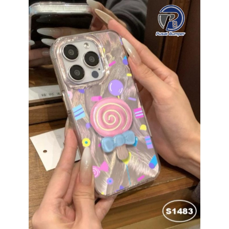 SS970 Lollipop Candy หวานซิลิโคน Hardcase ปลอก Hp สําหรับ Oppo OPPO A3 PRO A5i 4G A5 5G 2025 A5X A5 