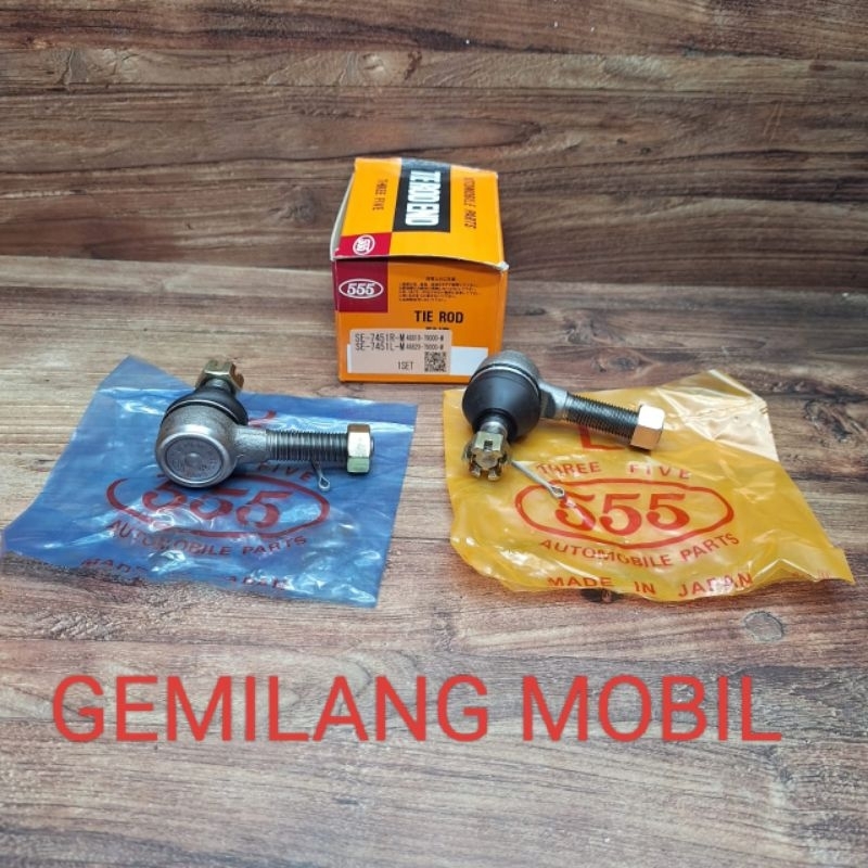 TIE ROD END TIROD TIEROD END 555 SUZUKI CARRY EXTRA T5 FUTURA T120SS 48810-79000 1SET 48820-79000 ผล