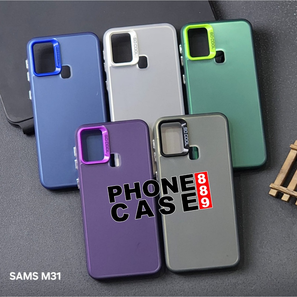 SAMSUNG M31 CASE IMD PLATE HOLOGRAM CASE SOCOOL SAMSUNG M31
