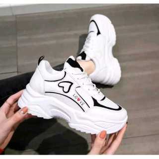 Sepatu Wanita Putih Sepatu Cewek Sepatu Wanita Sepatu Sneakers Wanita Sepatu Kets Wanita Sepatu LOVE