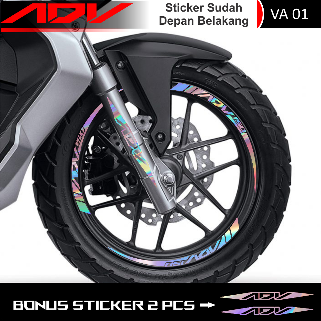 HONDA ADV 150/160 VA01 สติ๊กเกอร์ม้วนตัดล้อ