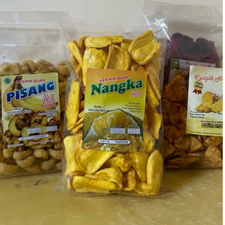 KERIPIK BUAH EKONOMIS 100 GRAM NANGKA APEL SALAK NANAS RAMBAK  PISANG MANGGA BUAH NAGA SALAK BUAH MIX OVEN SUPER ENAK 100 GRAM TERMURAH !