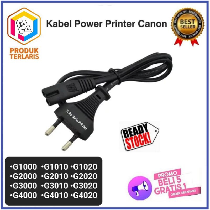 Canon G1000 G1010 G1020 G2000 G2010 G2020 G3000 G3010 G3020 G4000 G4010 G4020 สายไฟเครื่องพิมพ์