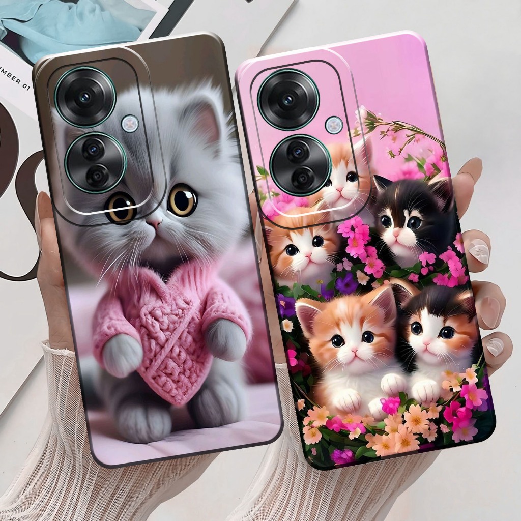 Softcase สําหรับ Oppo RENO 11F A60 4G A18 A3 PRO RENO 10 PRO RENO 8T RENO 7 RENO 5F RENO 4 PRO RENO 