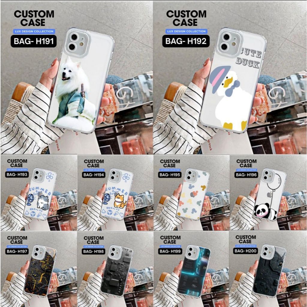 VIVO Y83/Y91/Y91C/V30/V30 PRO/V30E/V29/V29E/V27E Case image BAG รหัส H191-H200 ล่าสุด (MACC)