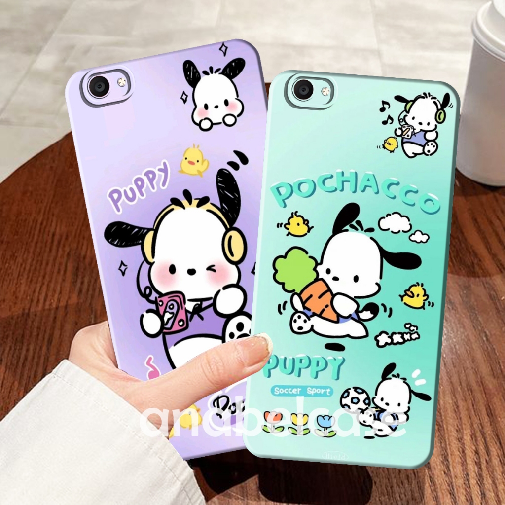 SOFTCASE Vivo v5 / v5s / v5 + / v5 lite / y65 / y66 / y67 / Y71 / v7+ / v9 / y53 old Pochacco Motif 