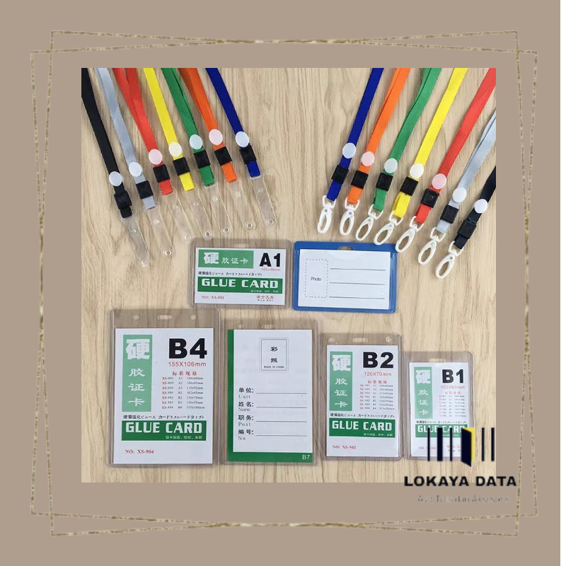 ID CARD STRAP + MICA ID CARD SIZE A1/A2/A3 - B1/B2/B3/B4