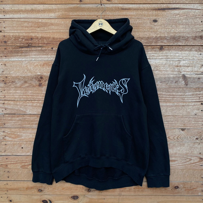 Vetements Automone-hiver Hoodie 2016 - สีดําเข้ม