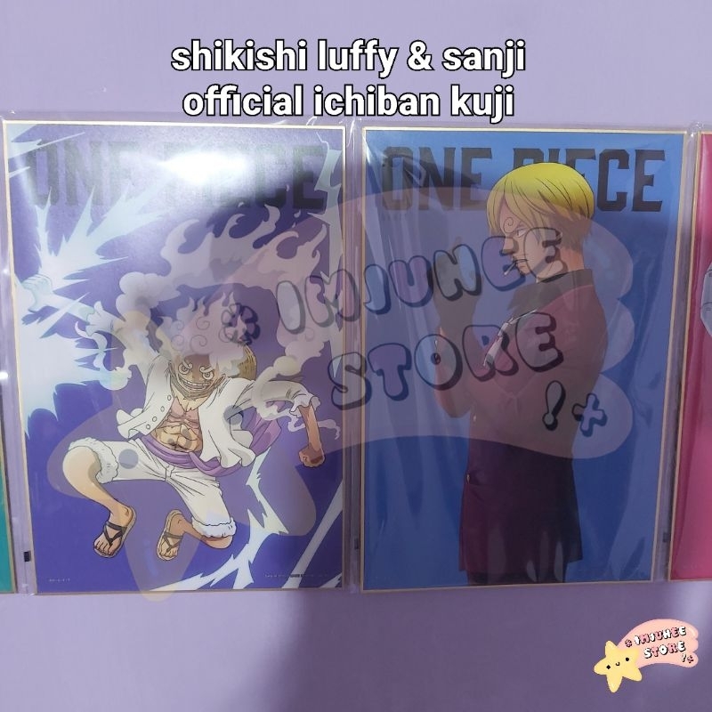 One piece อย่างเป็นทางการ luffy sanji wano shikishi sikisi ichiban kuji