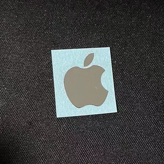 Sticker Logo Apple Silver (1Pcs Sticker)