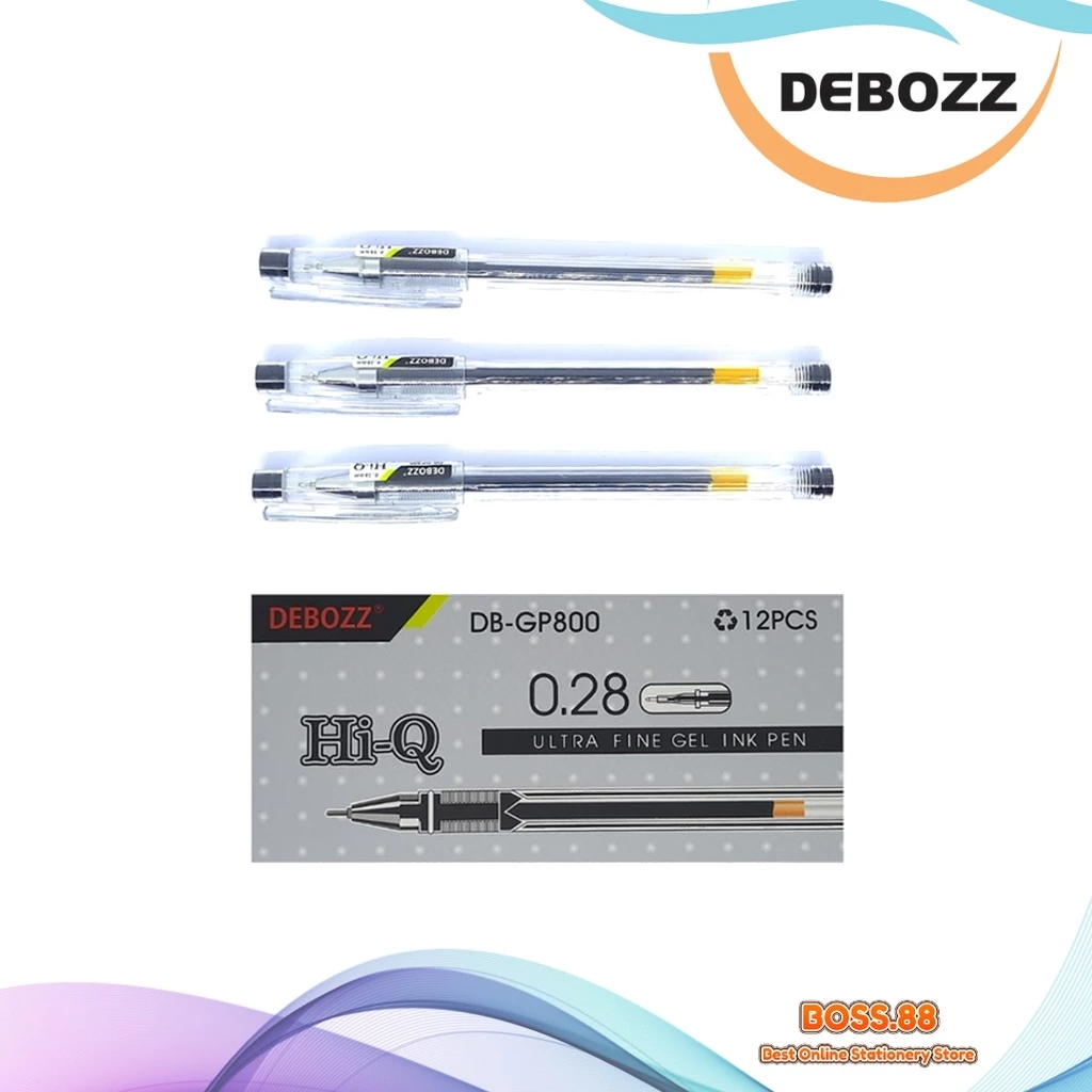 DEBOZZ DB GP-800 ปากกาเจล (12 ชิ้น)