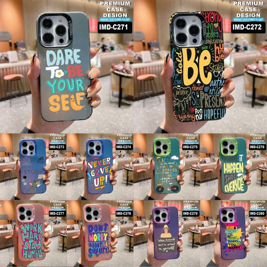 IPHONE 6/IP 6+/IP 7/IP 8/IP 7+/IP 8+ ⭐️ CASE MOTIF CODE IMD C271- C280 CHECK DESCRIPTION VENUS ACC