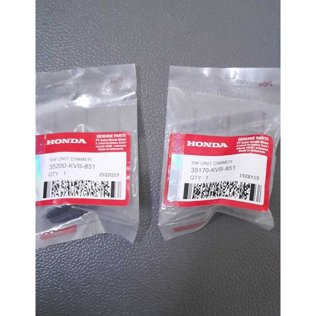 TOMBOL รถจักรยานยนต์ปุ่มสวิทช์หรี่ไฟ Supra X 125 Revo Vario 110 Beat คาร์บูเรเตอร์ใบมีด Smash 35170-