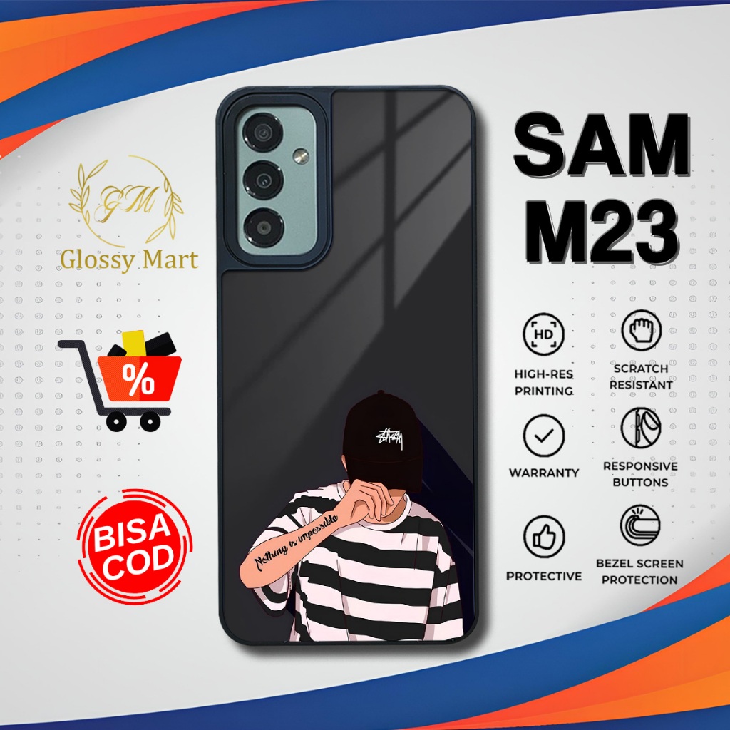 เคส Samsung M23 ล่าสุด Boys เคสใหม่ Samsung M23 Softcase Hardcase Glossy
