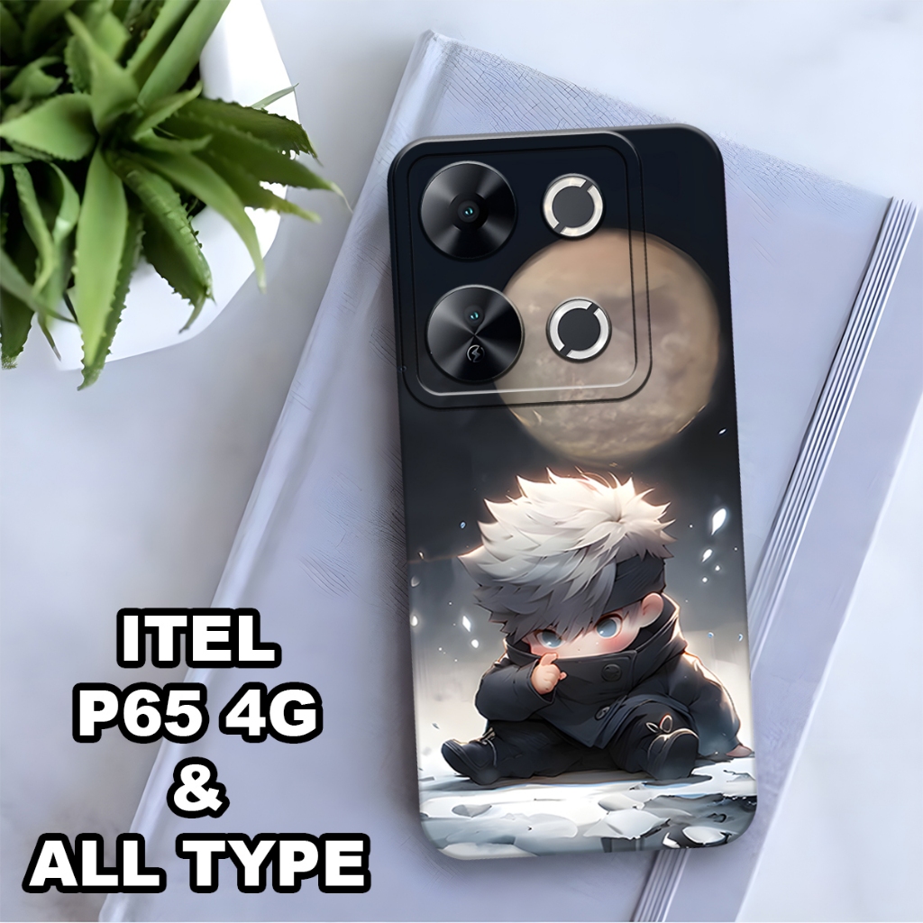 AC70/Softcase Procamera Itel P65 4G ล่าสุด 2024 แฟชั่นกรณีอะนิเมะ Keret วัสดุ