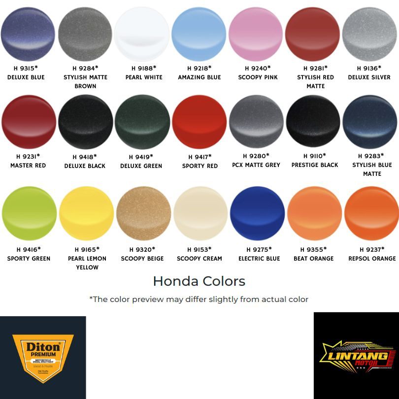 DITON PREMIUM MOTORCYCLE COLOR SPRAY PAINT