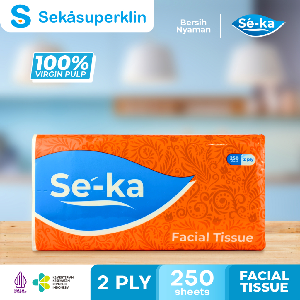 FACIAL TISSUE / FACIAL TISSUE / FACIAL TISSUE SEKA 250 SHEET 2 ชั้น