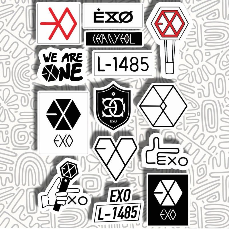สติ๊กเกอร์kpop EXO hp || สติ๊กเกอร์ Kpop exo