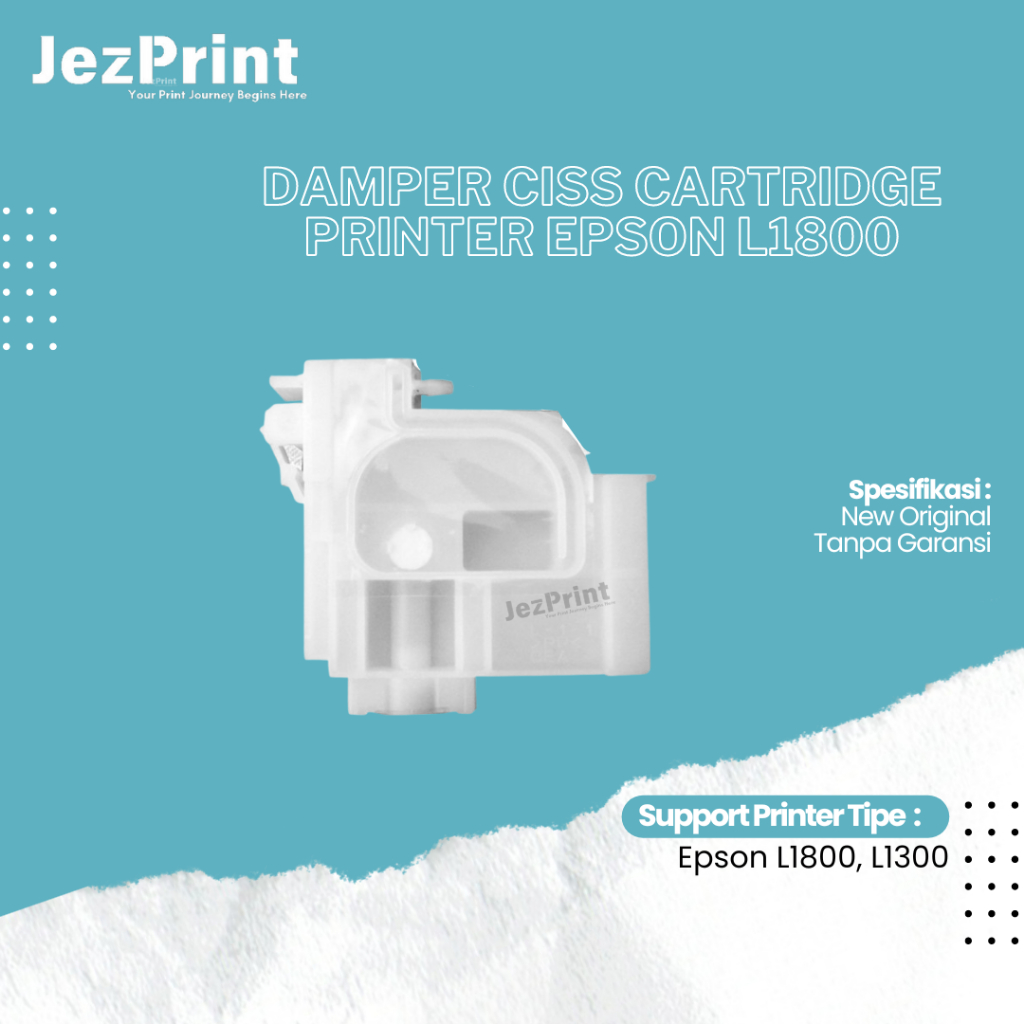 Damper Ecosolvent L1800 L800 DTF DTG Ciss L1800 เครื่องพิมพ์ Epson L1800 Dampe Ciss L1800 ใหม่