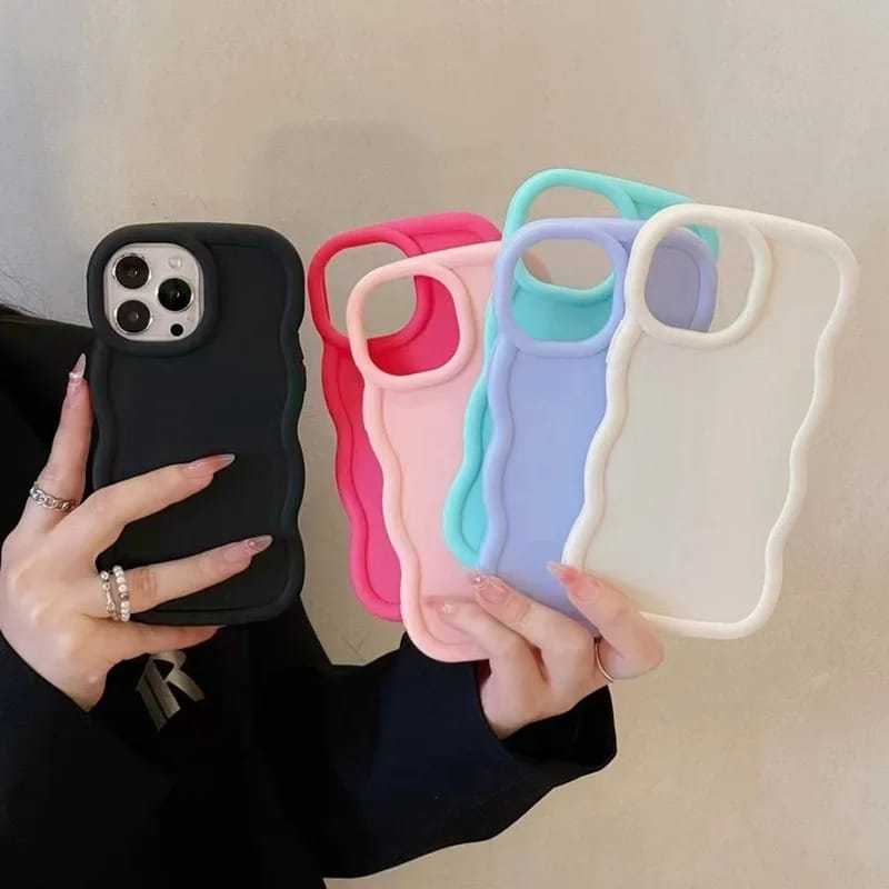 VIVO Y02 VIVO Y02T CASE MACAROON WAVE COLOR SOFT CASE WAVE G02 VIVO Y02 VIVO Y02T