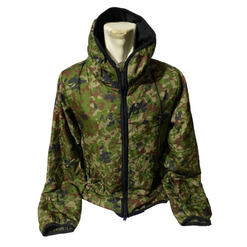 เสื้อแจ็คเก็ต Warm Polar ลาย Camo Stripe Woodland JSDF กองทัพญี่ปุ่น Japan Army