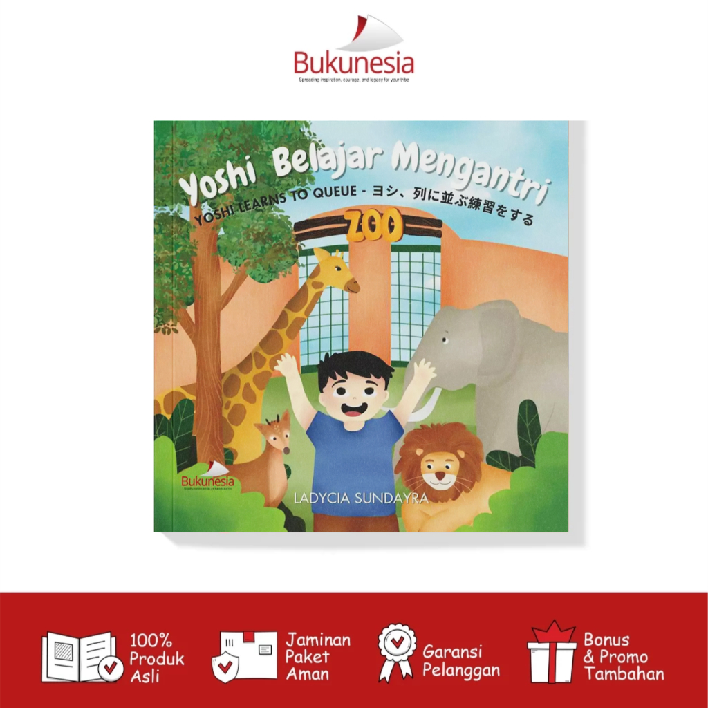 Bukunesia - หนังสือเด็ก - Yoshi Learn To Write/Yoshi Learns To Quue