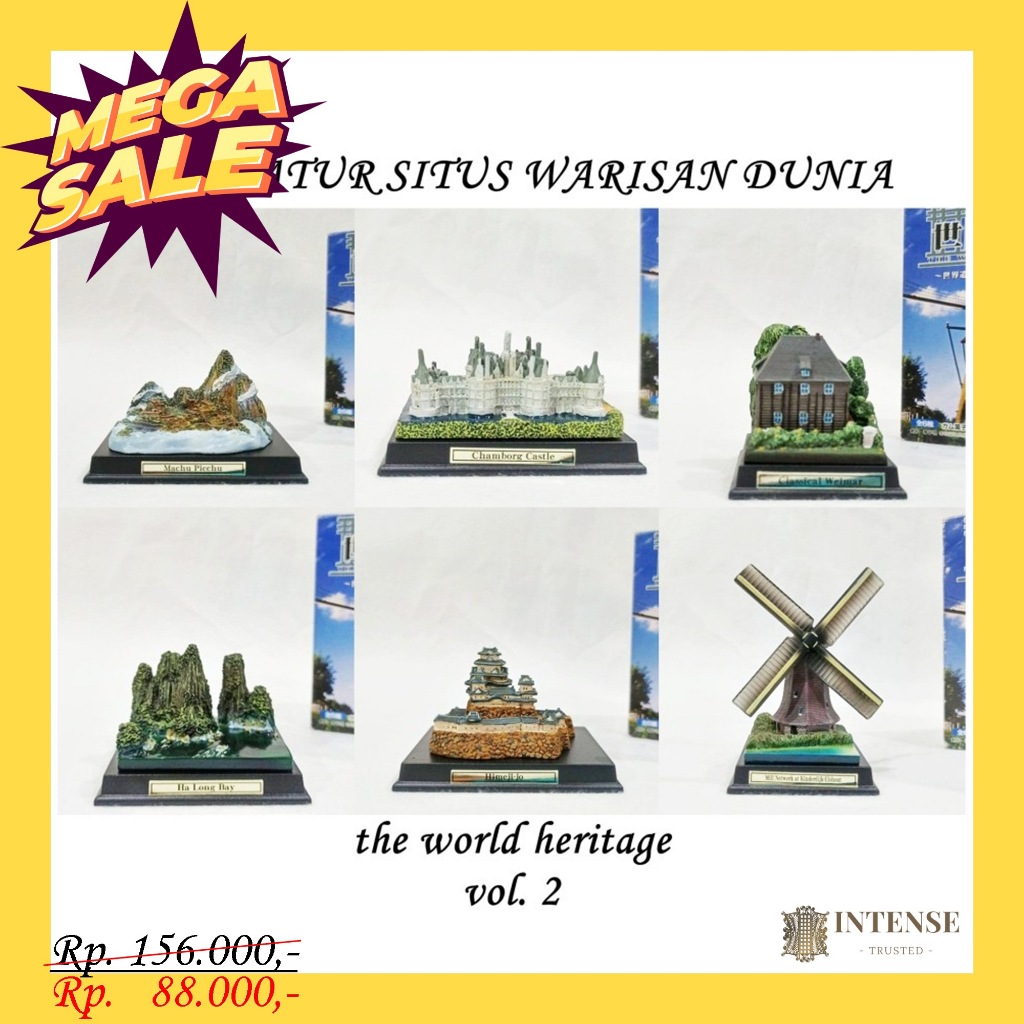 MINIATURE WORLD HERITAGE SITES CONTENDTS 6 / THE WORLD HERITAGE VOL 2 (4904880590087)